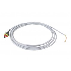 Connection cable, 2 m, for sensors, with 3-pin AMP socket to junction box
